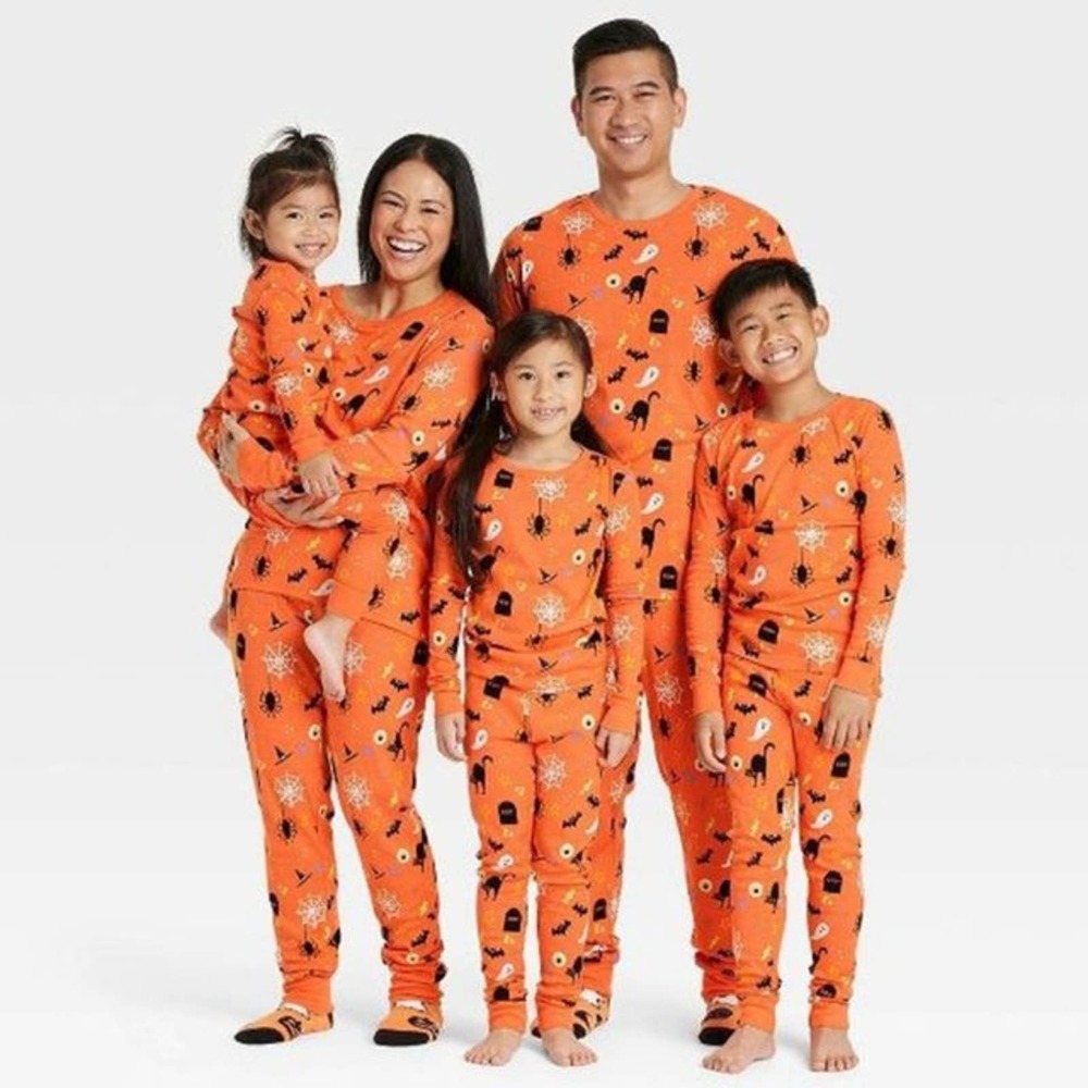 Target Orange Family Pajama Set